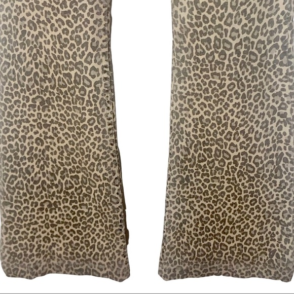SUBDUED Soft Flare Spotted High-Rise Jeans Animal Print Size 28 - Picture 5 of 11